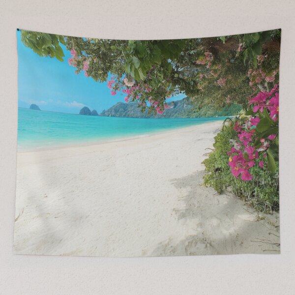 Item preview, Tropical Paradise Beach – White Sand & Turquoise Waters designed and sold by ArtArchive-KK.