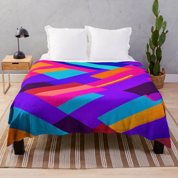 Item preview, Eclectic Alignment, Abstract Maximalist Geometric Painting, Contemporary Modern Shapes, Pop of Color designed and sold by 83oranges.com.