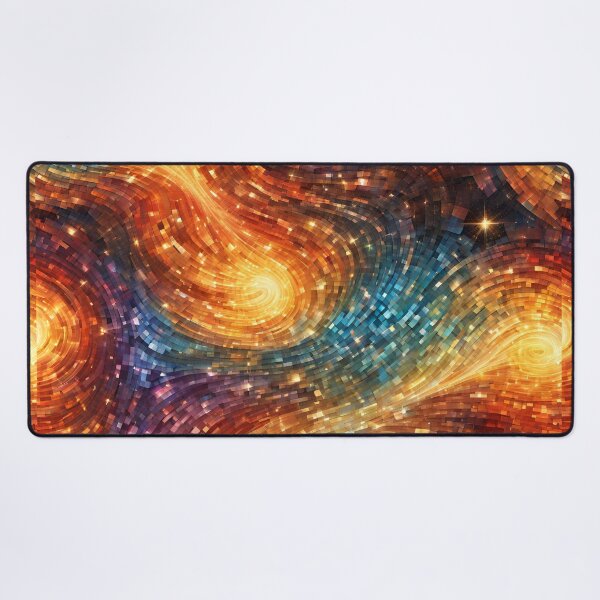 Item preview, Starry Mosaic Swirl designed and sold by Glam-OOTD.