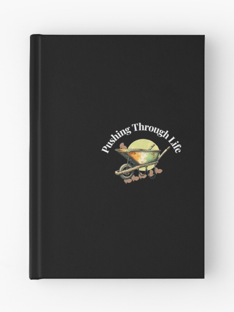Thumbnail 1 of 3, Journal, Pushing Through Life designed and sold by ArchVibe.