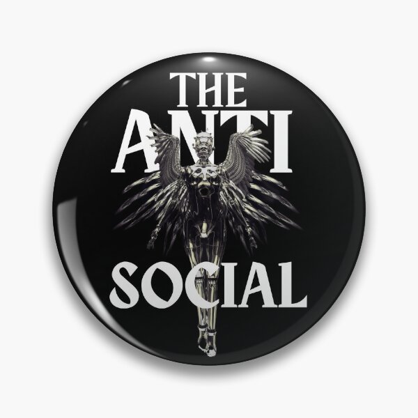 Item preview, Anti Social designed and sold by AllOutDesigns.