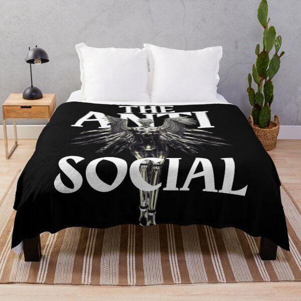 Item preview, Anti Social designed and sold by AllOutDesigns.