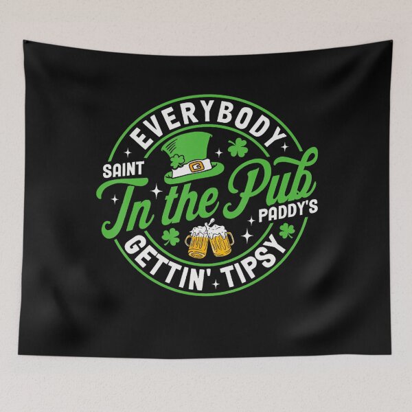 Item preview, Everybody In The Pub Getting Tipsy Funny St Patricks Day Men designed and sold by Vincent-Cloud.