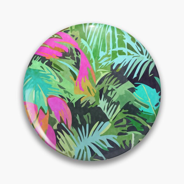 Item preview, Tropical Jungle, Botanical Nature Plants, Palm Forest Bohemian Watercolor, Modern Wild Painting designed and sold by 83oranges.com.