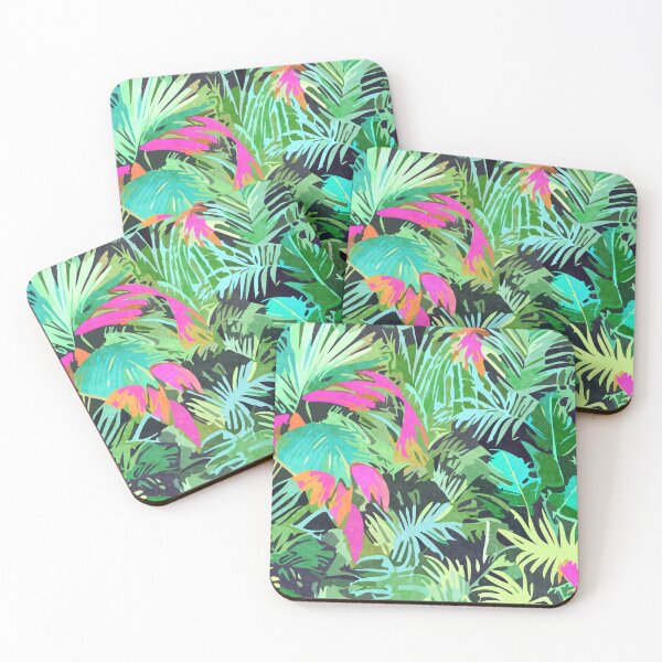 Item preview, Tropical Jungle, Botanical Nature Plants, Palm Forest Bohemian Watercolor, Modern Wild Painting designed and sold by 83oranges.com.