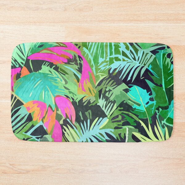 Item preview, Tropical Jungle, Botanical Nature Plants, Palm Forest Bohemian Watercolor, Modern Wild Painting designed and sold by 83oranges.com.