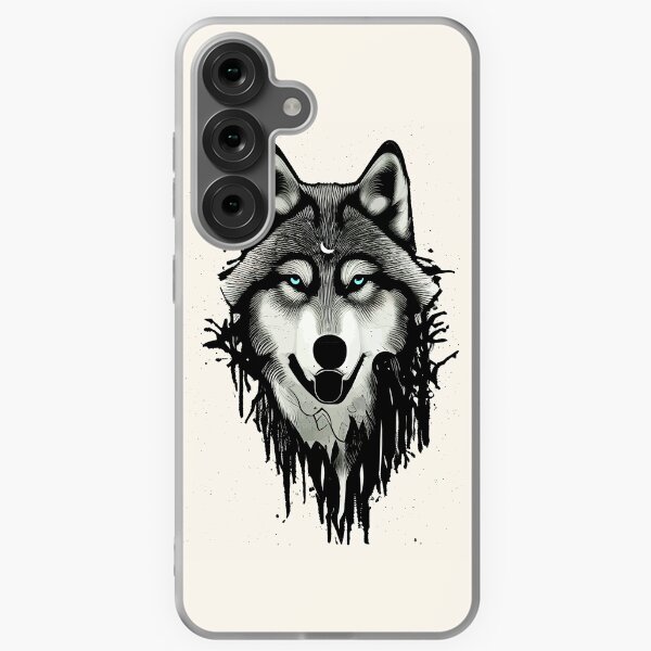 Item preview, Wicked Soul, Werewolf Wolf Wild Animals Sketch, Wildlife Drawing Line Art, Wild Eclectic Dark Moon designed and sold by 83oranges.