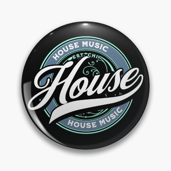 Artikelvorschau, HOUSE MUSIC - Vintage Days (Blau/Weiß) entworfen und verkauft von Discothreadz.
