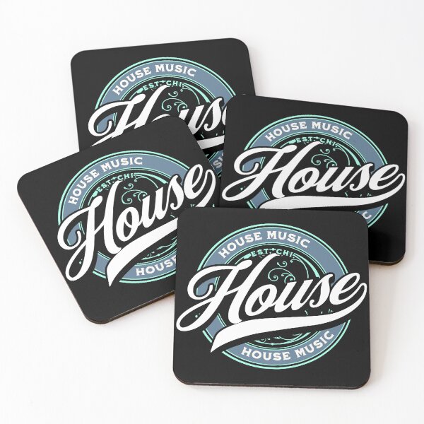 Item preview, HOUSE MUSIC  - Vintage Days (Blue/white) designed and sold by Discothreadz.