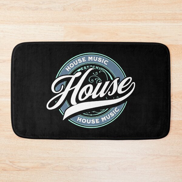 Item preview, HOUSE MUSIC  - Vintage Days (Blue/white) designed and sold by Discothreadz.