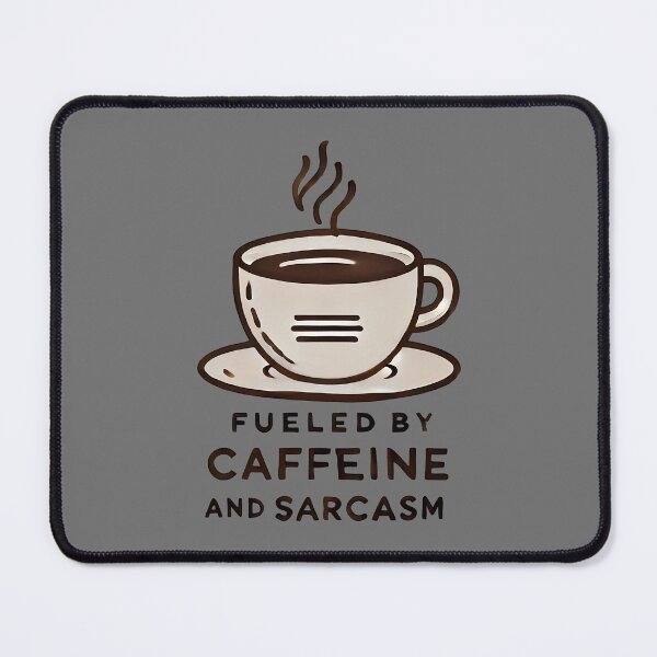 Item preview, Caffeine & Sarcasm designed and sold by TSQ.