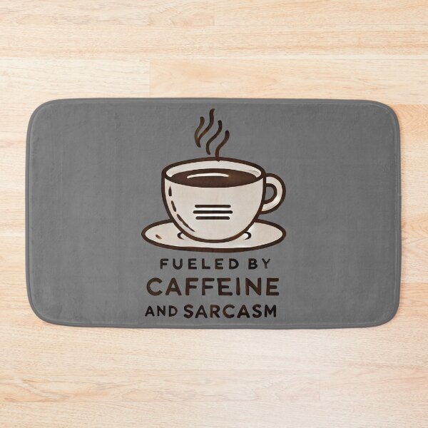 Item preview, Caffeine & Sarcasm designed and sold by TSQ.