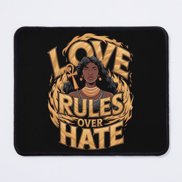 Item preview, Love Rules Over Hate V2 Black Spiritual T-shirt Gift Ideas designed and sold by mygiftideas.