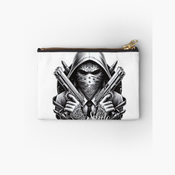 Item preview, Gangster with scarf and guns, hip hop, gangster style designed and sold by Salimgor Hangaround Music.