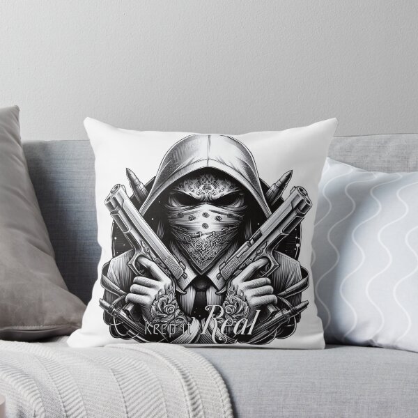 Item preview, Gangster with scarf and guns, Hip Hop, Keep it Real designed and sold by Salimgor Hangaround Music.