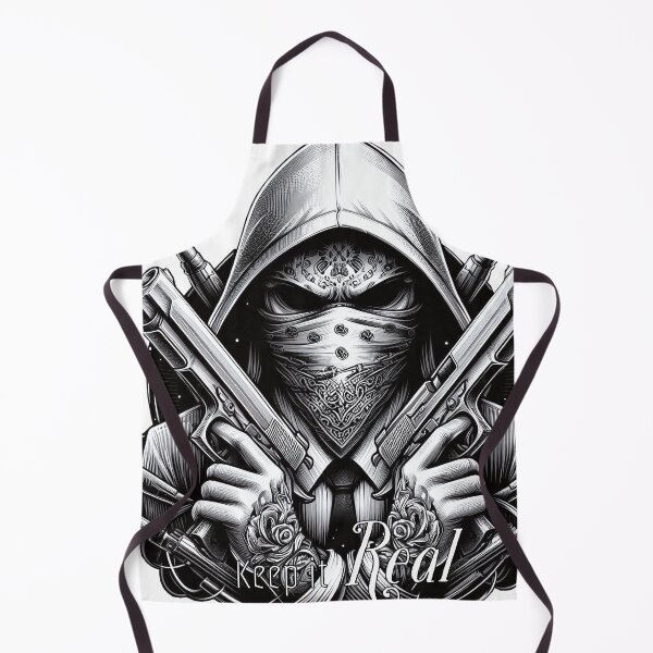 Item preview, Gangster with scarf and guns, Hip Hop, Keep it Real designed and sold by Salimgor Hangaround Music.