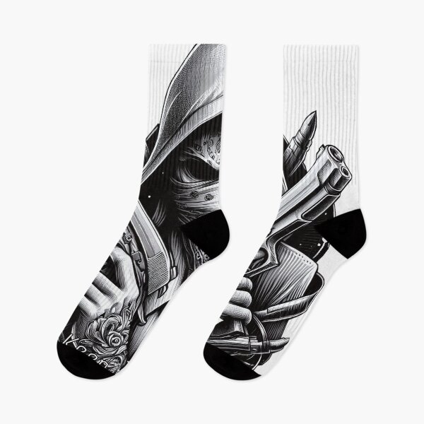 Item preview, Gangster with scarf and guns, Hip Hop, Keep it Real designed and sold by Salimgor Hangaround Music.