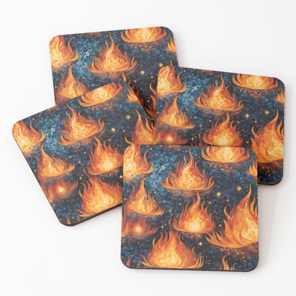 Item preview, Blazing Mosaic Inferno designed and sold by Glam-OOTD.