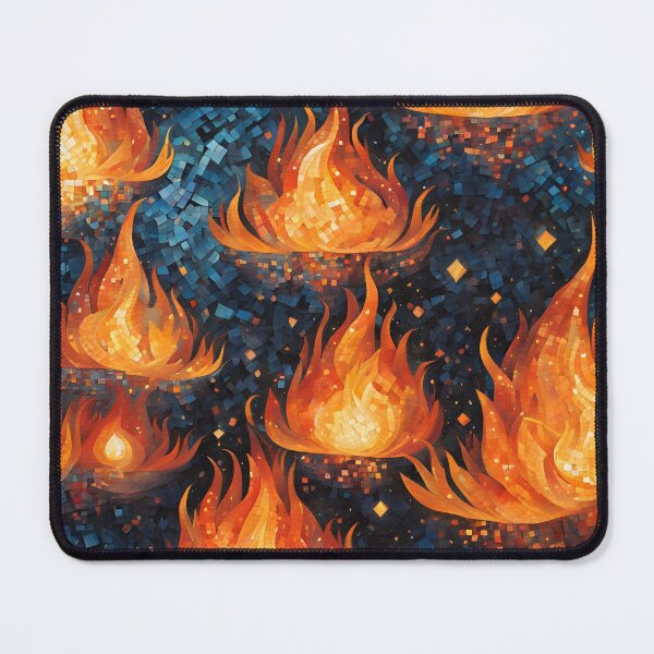 Item preview, Blazing Mosaic Inferno designed and sold by Glam-OOTD.