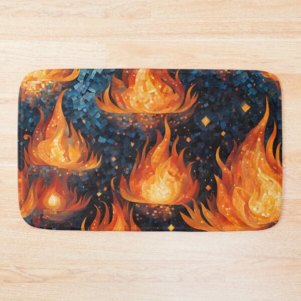 Item preview, Blazing Mosaic Inferno designed and sold by Glam-OOTD.