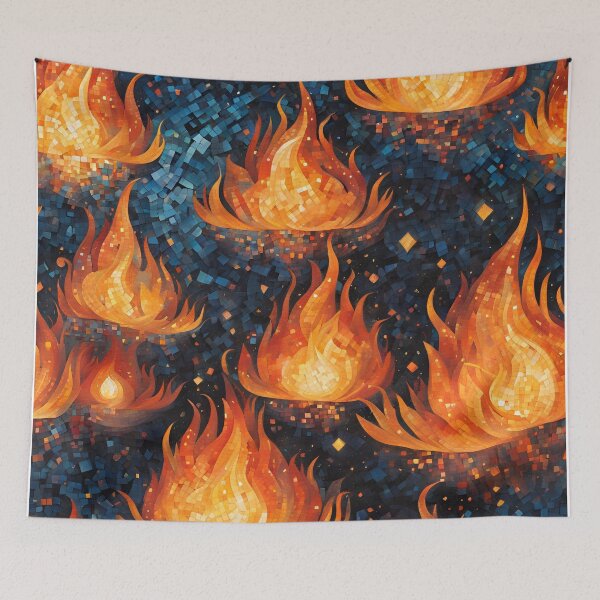 Item preview, Blazing Mosaic Inferno designed and sold by Glam-OOTD.