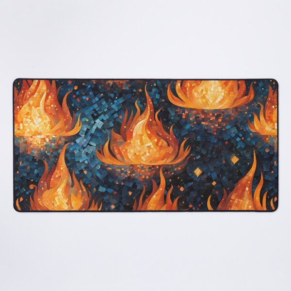 Item preview, Blazing Mosaic Inferno designed and sold by Glam-OOTD.