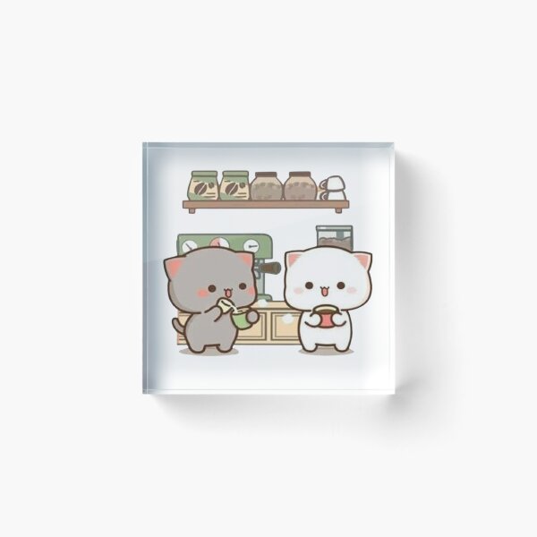 Item preview,  Mochi And Milk At The Kitchen - Sugar And Peach Goma Couple 2025 designed and sold by BrightStreets.
