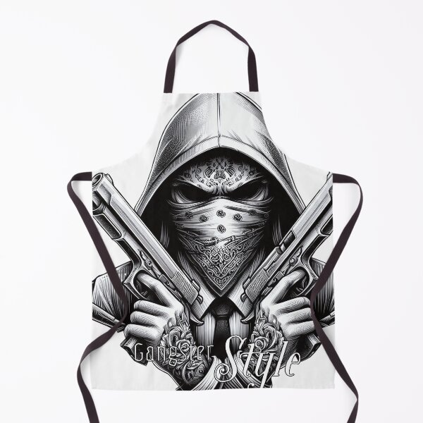 Item preview, Gangster with Scarf and Guns, Hip Hop, Gangster Style V2 designed and sold by Salimgor Hangaround Music.