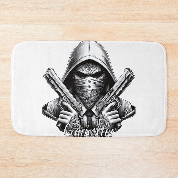 Item preview, Gangster with Scarf and Guns, Hip Hop, Original Gangster V2 designed and sold by Salimgor Hangaround Music.