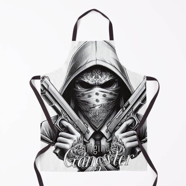 Item preview, Gangster with Scarf and Guns, Hip Hop, Original Gangster V2 designed and sold by Salimgor Hangaround Music.