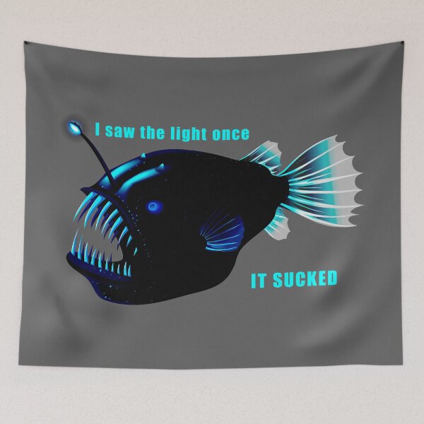 Item preview, I saw the light once... IT SUCKED - Devil Fish  designed and sold by R-A Designs.