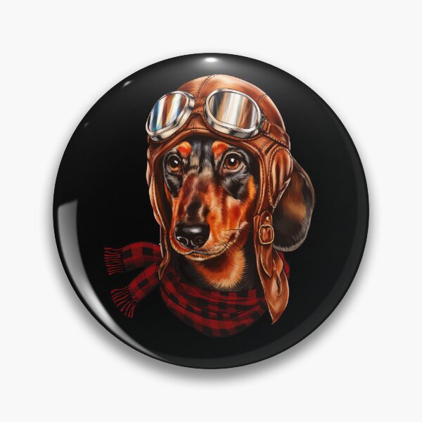 Item preview, Cute Dachshund Weiner Pilot Aircraft Aviator Dog Mom Dad Kids designed and sold by rafaeltto.