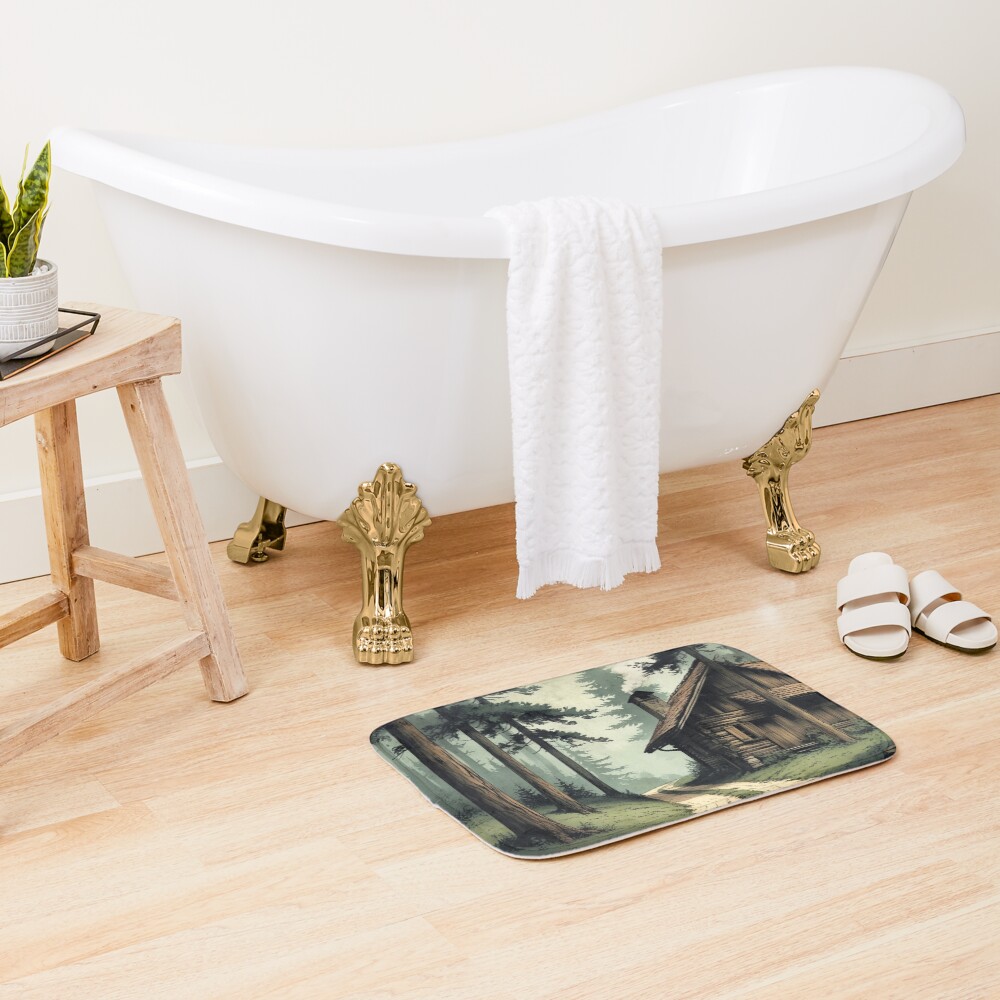Item preview, Bath Mat designed and sold by PixelsArtst.