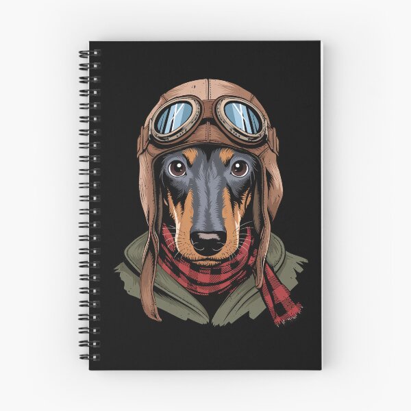 Item preview, Cute Dachshund Weiner Pilot Aircraft Aviator Dog Mom Dad Kids designed and sold by rafaeltto.