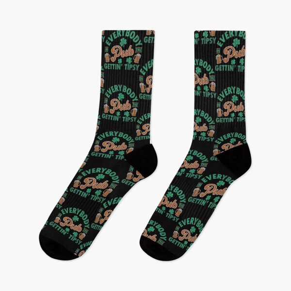 Item preview, Everybody In The Pub Getting Tipsy Funny St Patrick's Day designed and sold by Vincent-Cloud.