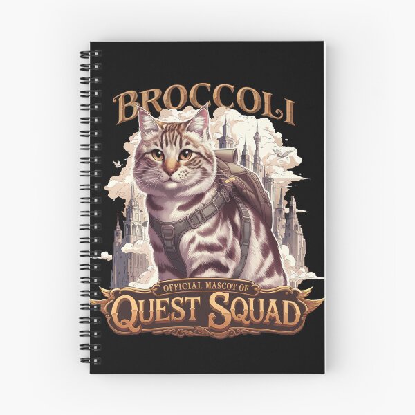 Item preview, Broccoli the Cat - Funny Cat Quest Squad - Fantasy Adventure Cat Lover Graphic designed and sold by Damcoc.