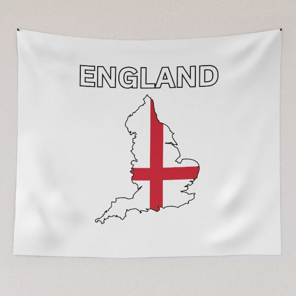 Item preview, England Flag Map Design designed and sold by atomstartup.