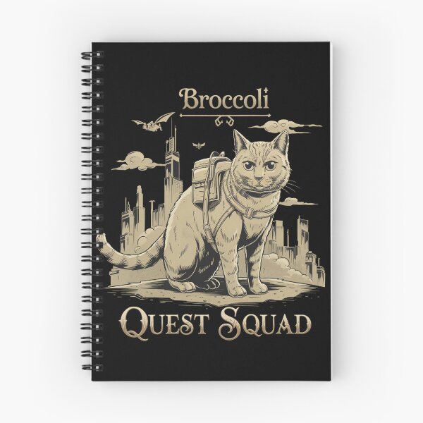 Item preview, Funny Cat Quest Fantasy Squad Broccoli Funny Vintage designed and sold by Damcoc.