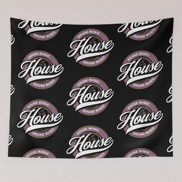 Item preview, HOUSE MUSIC  - Vintage Days (Purple/Gold)  designed and sold by Discothreadz.