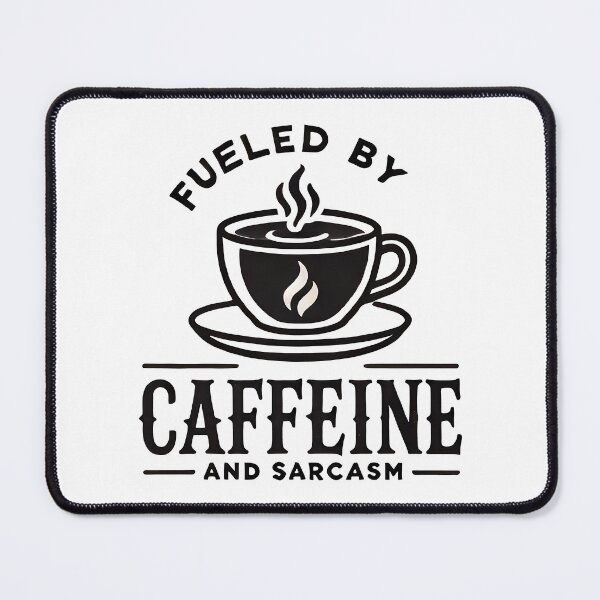 Item preview, ☕ Fueled by Caffeine & Sarcasm designed and sold by TSQ.