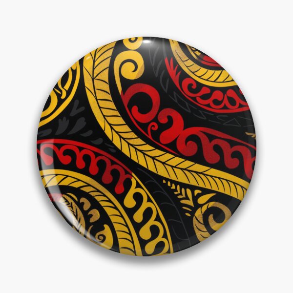 Item preview, New Zealand Paua Māori Pattern Koru Design 353 designed and sold by GrinGalore.