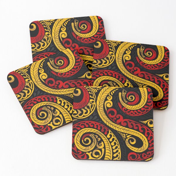Item preview, New Zealand Paua Māori Pattern Koru Design 353 designed and sold by GrinGalore.