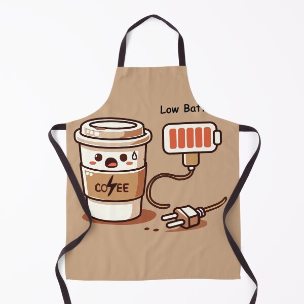 Item preview, Low Battery, Need Coffee designed and sold by Illustrator Bhaiya.