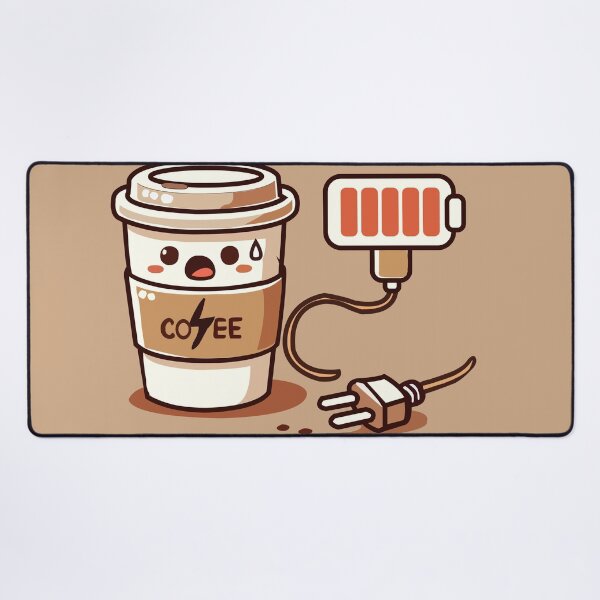 Item preview, Low Battery, Need Coffee designed and sold by Illustrator Bhaiya.