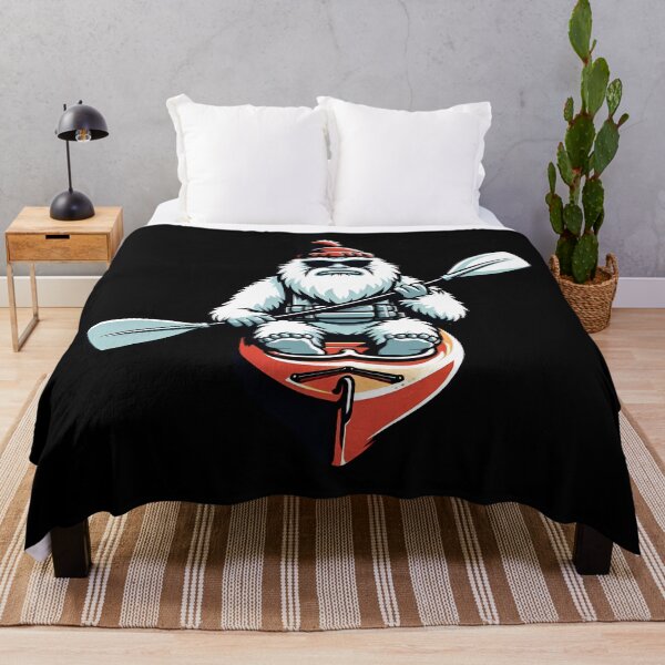 Item preview, Cool Yeti Kayaking designed and sold by Funny Vintage Stickers And T-Shirts.