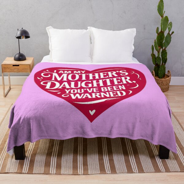 Item preview, I Am My Mother's Daughter You've Been Warned designed and sold by Amanda's Factory.