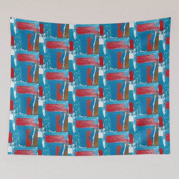 Item preview, Blue house designed and sold by Arty Flo.