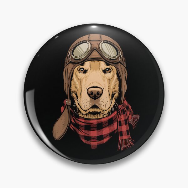 Item preview, Cute Golden Retriever Pilot Aircraft Aviator Dog Mom Dad Kids designed and sold by rafaeltto.