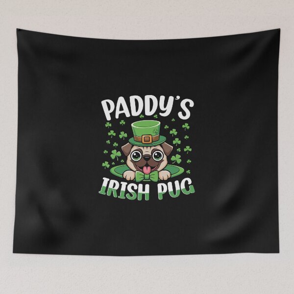 Item preview, Paddy's Irish pug designed and sold by marfanna.