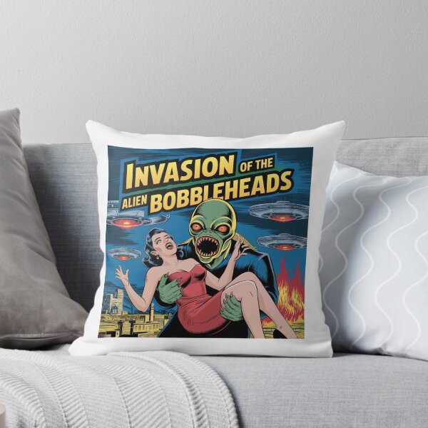 Item preview, Alien Invasion, UFO, Alien, Abduction, Sci-Fi, funnyfits70, Humor, Funny, retro, vintage, funny quotes, animal humor, designed and sold by FunnyFits70.